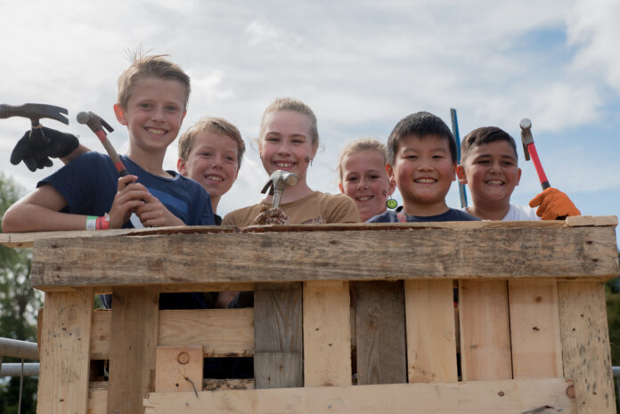hutten bouwen Ankies Hoeve Beverwijk kinderen
